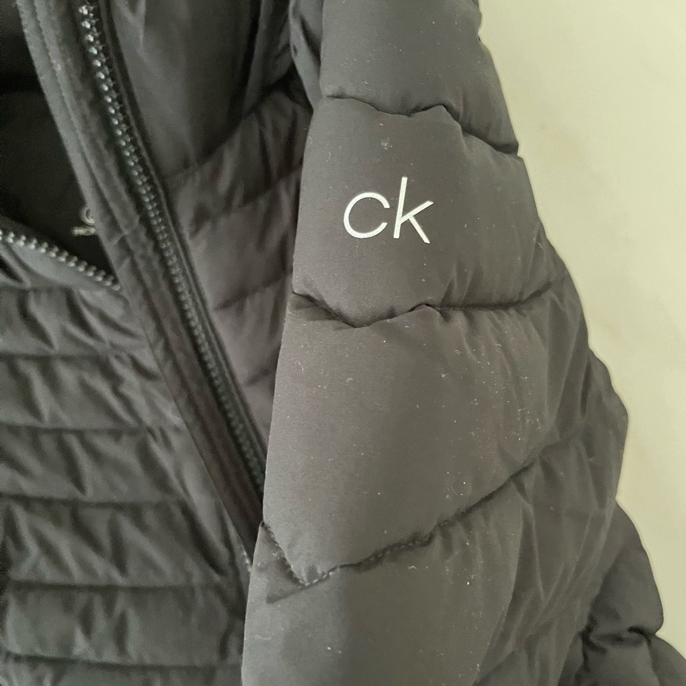 Calvin Klein Women's Black Hooded Puffer Jacket XS - Picture 10 of 11